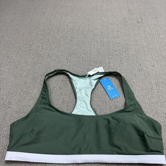 Cupshe Swimsuit Top Green Women’s Size Large NWT - Picture 6 of 11